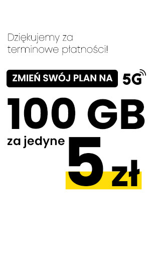 Zgarnij 100GB za jedyne 5 zł