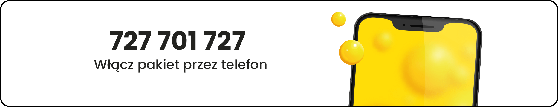 baner zamow przez telefon