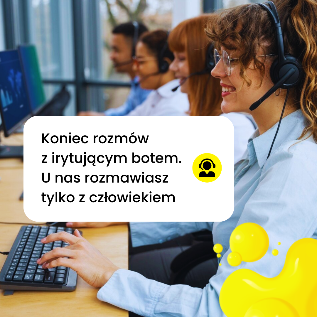 Obsługa klienta bez botów w lajt mobile