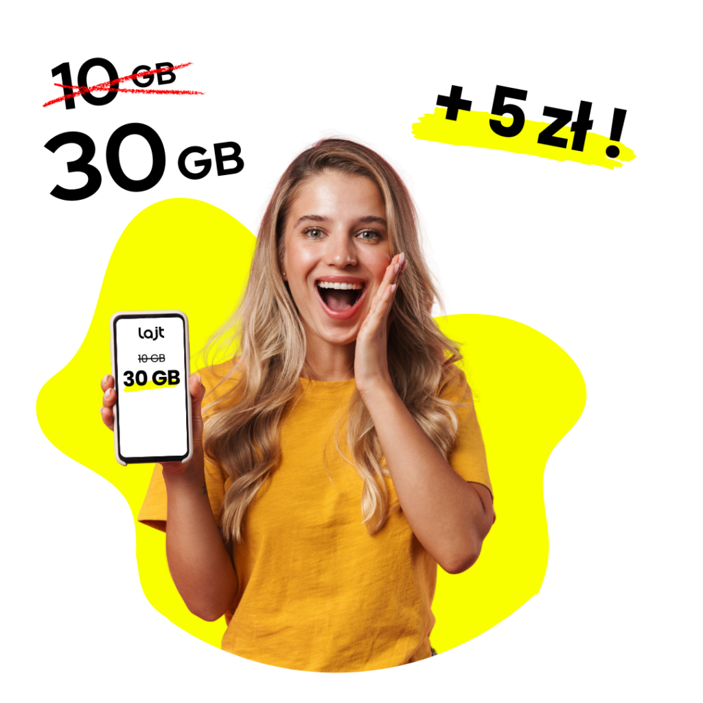najtańszy abonament 30 GB