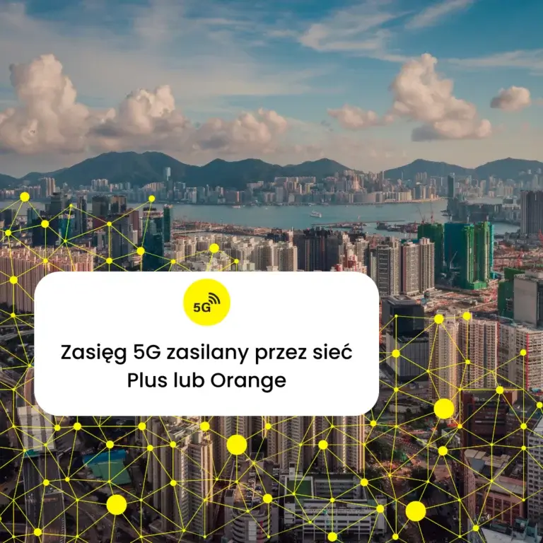 internet bezprzewodowy 5G z superszybkim połączeniem
