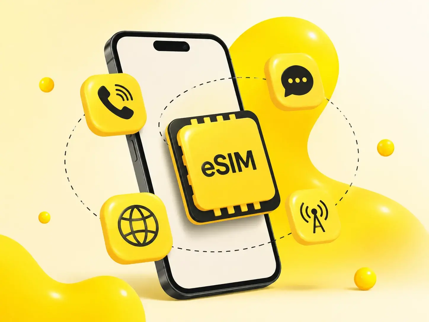 Telefon z cyfrową kartą eSIM aktywowaną kodem QR